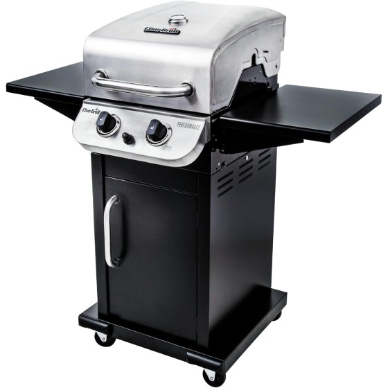 Char-Broil Performance Series Convective 2-Burner Cabinet Propane Gas Stainless Steel Grill